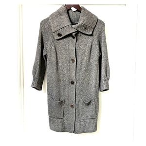 BCBG Maxazria Cowl Neck Long Sweater